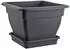 Buri Pflanzkübel 38x38x28cm, 18L Wasserspeicher, anthrazit (193531)