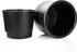 BigDean Style Blumentopf-Set 2er Ø58cm anthrazit, Kunststoff (801385)