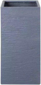 Beliani DION Blumentopf 33x33x70cm, dunkelgrau