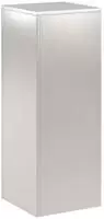 vidaXL Pflanzenst&auml;nder Silber 30 x 30 x 80 cm Stahl
