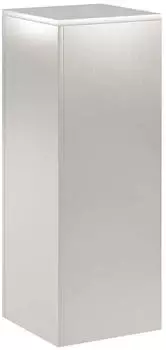 vidaXL Pflanzenst&auml;nder silber 30x30x80cm Stahl