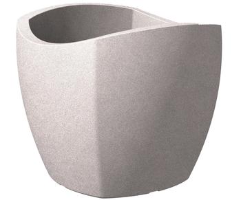 Scheurich Wave Globe Cubo 50cm taupe/granit