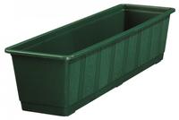 Geli Blumenkasten Standard 100 x 17,5 cm dunkelgr&uuml;n eckig Gr&uuml;n