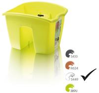 Prosperplast - Gel&auml;ndertopf Wei&szlig; Balkontopf Balkonkasten H&auml;ngetopf Blumentopf