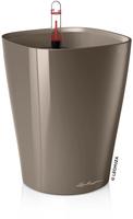 Lechuza 14904, Lechuza Tischgef&auml;&szlig; DELTINI Premium - Taupe hochglanz