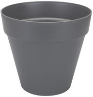 elho Pflanztopf Loft Urban rund Rollen, 24 Liter, 39 x 39 x 35 cm, anthrazit, aus