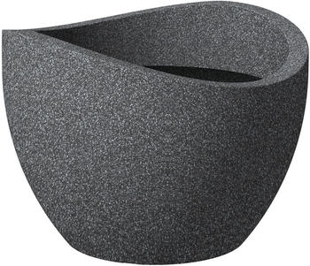 Scheurich Pflanzgefäß 250 Wave Globe 60cm schwarz granit