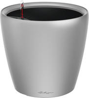 Lechuza 16028, LECHUZA Pflanzgef&auml;&szlig;e CLASSICO Premium LS 21 Siber metallic