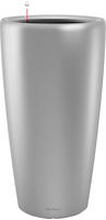 Lechuza 15788, LECHUZA Pflanzgef&auml;&szlig;e RONDO Premium 32 Silber metallic All-in-One