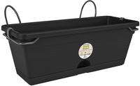 Jardini&egrave;re Green Basics 30cm Noire Kit Jardini&egrave;re Modulable Recycl&eacute;e - Elho