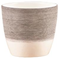 Scheurich - Bertopf Serie 950 &Oslash; 19 X 17,5 Cm Espresso Cream Keramikt&ouml;pfe