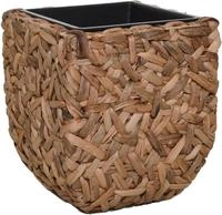 VIVANNO Pflanzk&uuml;bel Wasserhyazinthe - Blumenk&uuml;bel Natur WILD 40x35 cm 