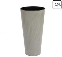 Blumentopf Mit Einsatz Tubus Slim Beton 250x475 Mm, Betonoptik