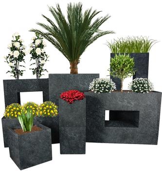 Pflanzwerk Divider Lava anthrazit 72x60x25