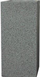 Pflanzwerk Tower Granit grau 50x23x23cm