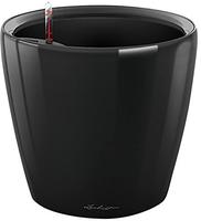 Lechuza &Uuml;bertopf CLASSICO LS 28, schwarz hochglanz, &Oslash; 29 x 26 cm, aus Kunststoff,