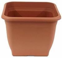 greemotion Pflanzk&uuml;bel Pia Terrakotta - Blumentopf 48x48cm - 45L Blumenk&uuml;bel eckig