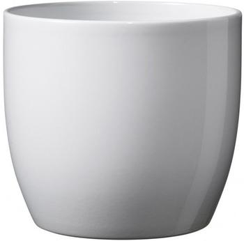 Soendgen Blumentopf Basel Ø14cm weiß glänzend