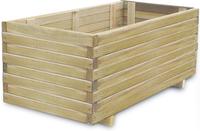 vidaXL Hochbeet 100x50x40 cm Holz Rechteckig