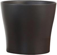 Scheurich Blumentopf aus Keramik, Farbe: Anthrazit, 21 cm Durchmesser, 19 cm...