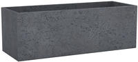 Scheurich C-Cube Long 80 cm Stony Black