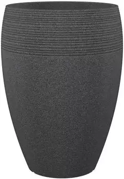 Scheurich Lineo High Ø 39 cm schwarz granit
