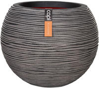 Capi - Blumentopf Nature Rib Kugel 40 X 32 Cm Anthrazit Kofz270
