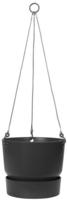 Elho 0461982343300, elho greenville H&auml;ngeampel 24 cm - lebhaft schwarz