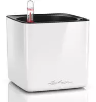 Lechuza 13510, Lechuza Tischgef&auml;&szlig; CUBE Premium 14 - Wei&szlig; Highgloss