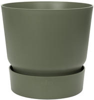 Elho 0462262436000, elho greenville Topf rund 25 cm - laubgr&uuml;n