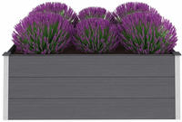 vidaXL Garten-Hochbeet WPC 150 x 100 x 54 cm Grau