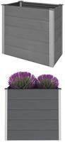 vidaXL Garten-Hochbeet WPC 100 x 50 x 91 cm Grau