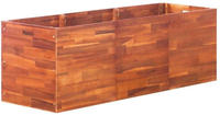vidaXL Garten-Hochbeet Akazienholz 150x50x50 cm
