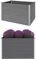 vidaXL Garten-Hochbeet WPC 150x100x91 cm Grau
