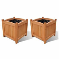 vidaXL Holz-Hochbeet 30x30x30 cm 2 Stk.