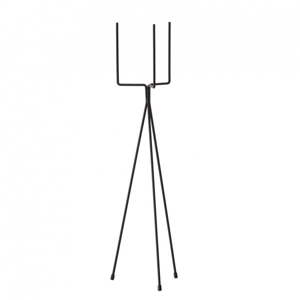 Ferm Living Metal Tall Plant Stand Black Large