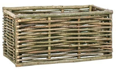 vidaXL Planter Hazelnut Wood 80 × 40 × 40 cm