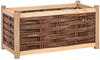 vidaXL Planter Solid Wood 80 x 40 x 40 cm