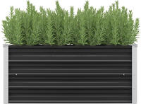 vidaXL Garten-Hochbeet Anthrazit 100 x 40 x 45 cm Verzinkter Stahl