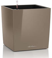 Lechuza 16565, LECHUZA Pflanzgef&auml;&szlig;e CUBE Premium 50 Taupe hochglanz All-in-One