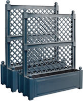 KHW Spalier 2er-Set Pflanzkasten gro&szlig; 100 cm mit Zentralspalier