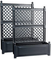 KHW Spalier 2er-Set Pflanzkasten gro&szlig; 100 cm mit Spalier