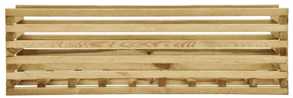 vidaXL Pine wood planter 120 x 40 x 35 cm