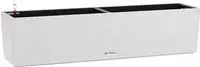 Lechuza BALCONERA Stone 50 Blumenkasten, quarzwei&szlig;, 50 x 19 x 19cm, aus Kunststoff,