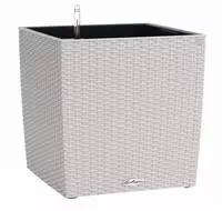 Lechuza 15387, Lechuza Blumentopf Cube Cottage 40 (40 x 39 x 40 cm) (15387) Grau