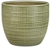 Scheurich Corteza, Blumentopf aus Keramik, Farbe: Menta, 15.6 cm Durchmesser, 14 cm