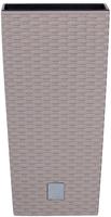 Prosperplast - Rato Pflanzentopf mit 11,4 Litern und Einsatz 20 x 20 x 37,6 cm in