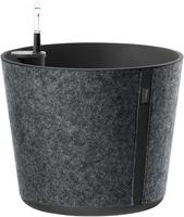 Po&eacute;tic PCSL25SLA, Po&eacute;tic CASA SLEEVE Blumenk&uuml;bel Slate anthrazit rund &Oslash; 26,2 cm -