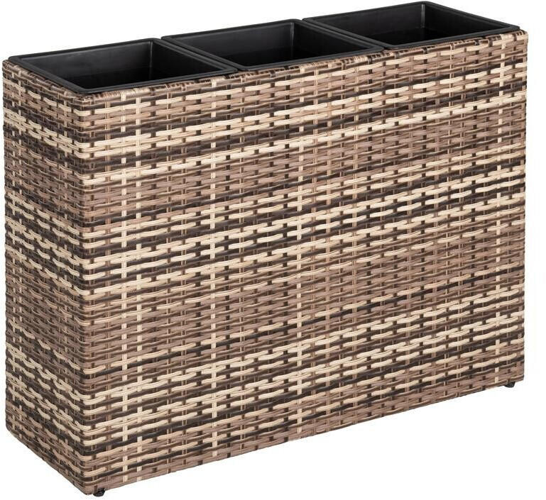 Estexo PolyrattanPflanzkübel beige/braun Erfahrungen 4.6/5 Sternen