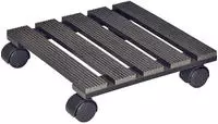Multi Roller Wpc Eckig Anthrazit 60 Kg Doppel-rolle